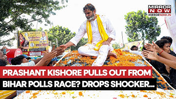 Prashant Kishore Refuses To Contest Bihar Elections? Jan Suraaj Chief Drops Shocking Prediction