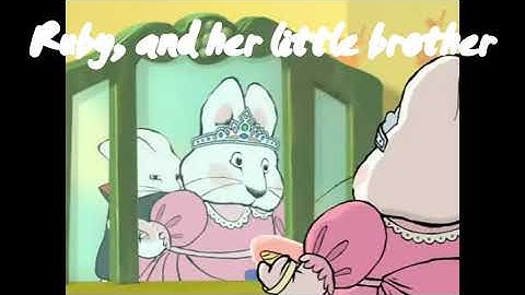 Max & Ruby Theme Song Lyrics
