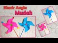 Cara Membuat Kincir Angin Dari Kertas/ Kertas Origami || Kincir Angin SBDP Kelas 3 SD Tema 6