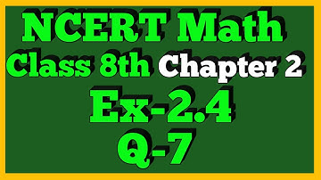 Q 7-Ex 2.4-linear Equation in One Variable-NCERT Maths Class 8th-Chapter2
