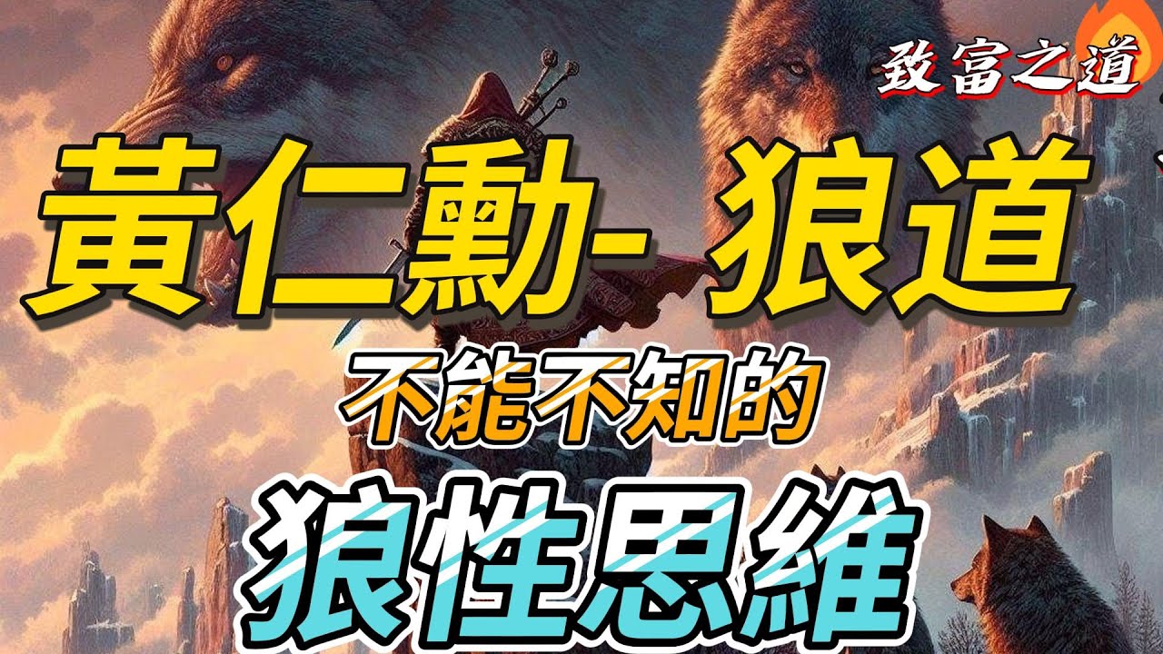 『狼道』從狼性的「五大生存哲學」,看世界最火的男人『AI教父黃仁勳』,是如何打造nvidia的! 🔑你可以窮,但是不能不知道的『狼性思維』🐺 ...