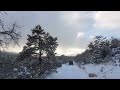 Cedro Peak snow ride