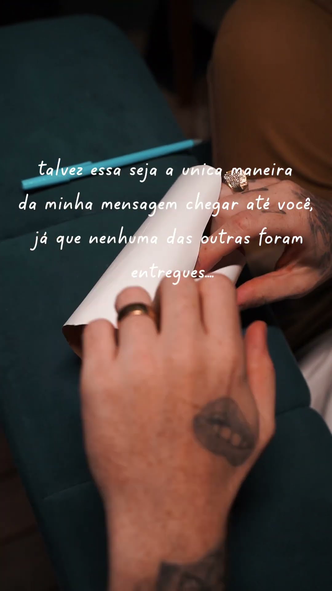Será que assim minha mensagem chega até você ? ??