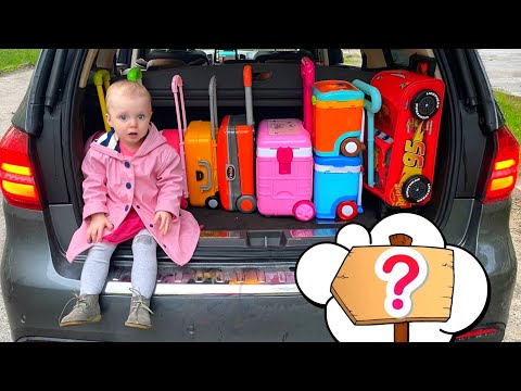 Five Kids A lot of suitcases Song Children's Songs