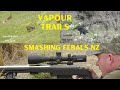 Vapour trails  smashing ferals nz  nz hunting impacts   long range hunting slow mo compilation