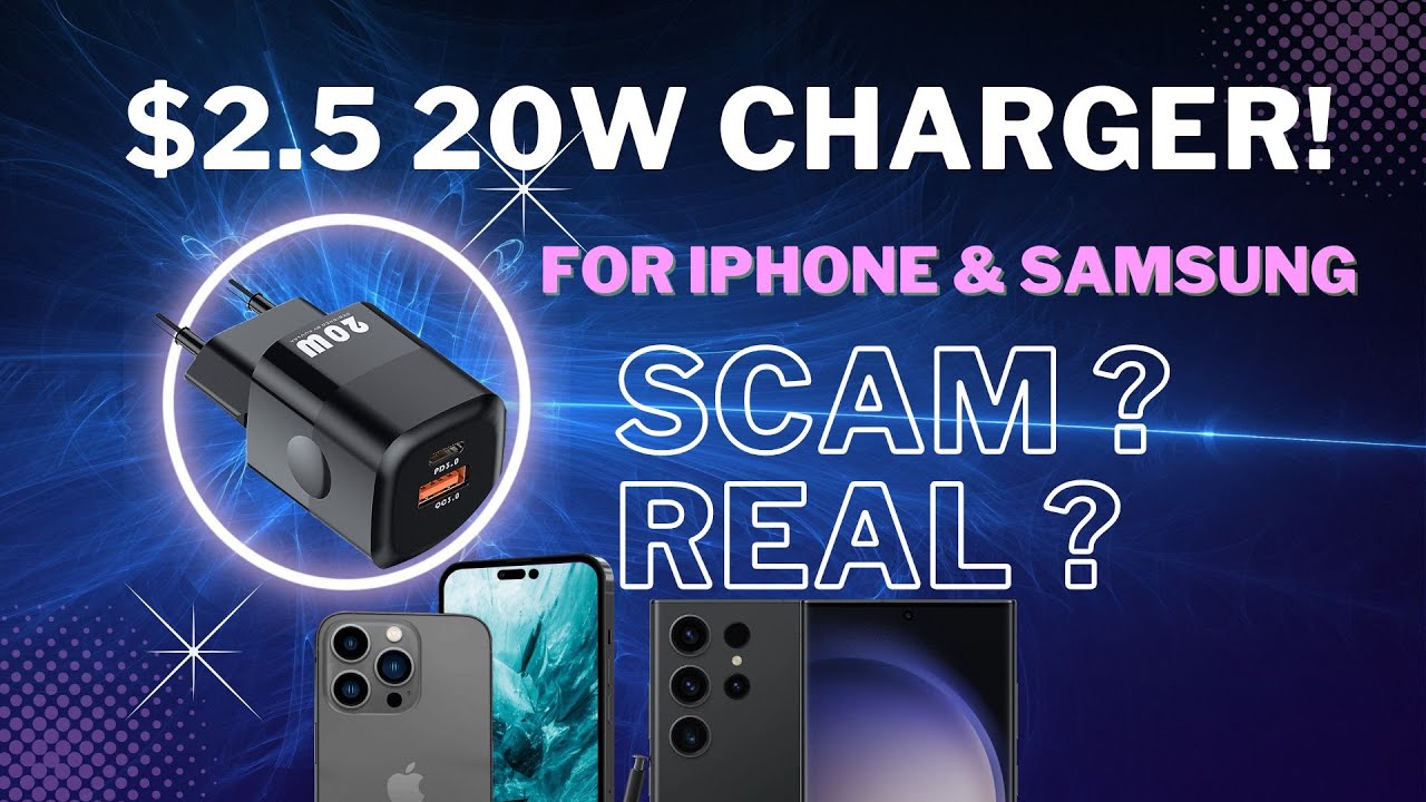 A 2.5 20W iPhone PD3.0 QC3.0 KUULAA charger Testing & Review Is it