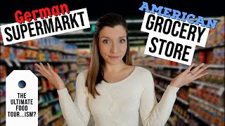 German Supermarkt vs. American Grocery Store | FULL TOUR & Why THIS is the Best Tourism Destination