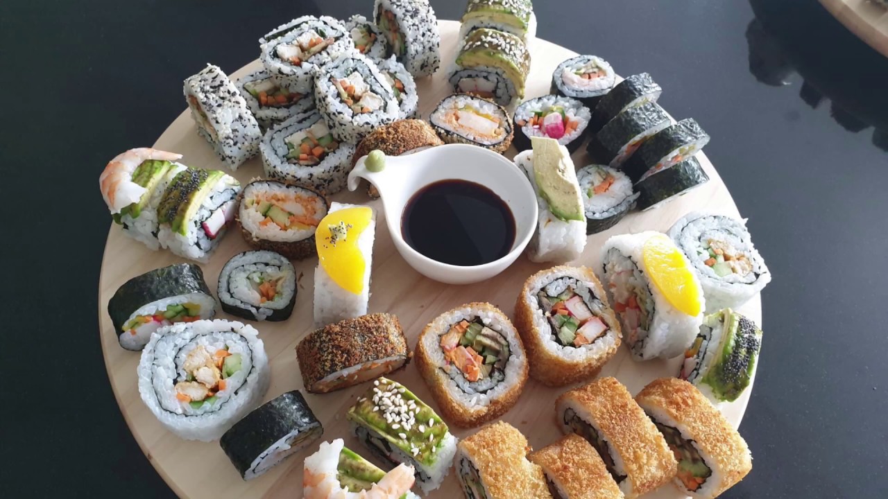 ZELF SUSHI MAKEN  ||  عمل سوشى اسهل وابسط التكاليف
