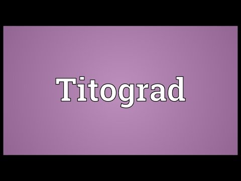 Header of Titograd