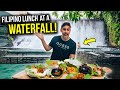 INSANE Filipino Lunch at a WATERFALL! NEVER seen anything like THIS!