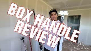 Drywall extension box handle review.