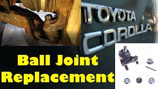 Ball Joint Replacement on a 93-97 Toyota Corolla