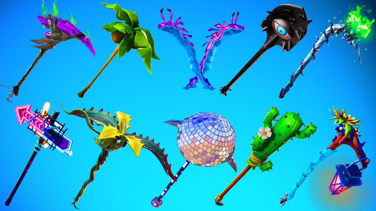 ALL 400 PICKAXE (Review) Fortnite Battle Royale YouTube