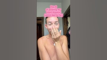 Day 4 of wearing my heart monitor #heartmonitor #heart #shorts #fyp #health #tiktok #dayinmylife