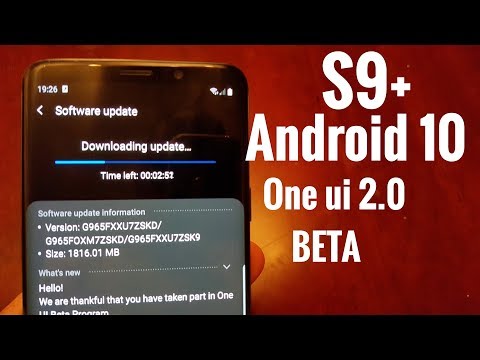 Samsung Galaxy S9+/S9 How To Download Android 10 One Ui 2.0 Beta