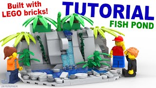 How To Make A Fish Pond With LEGO Bricks Tutorial
