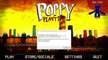 Poppy Playtime 2  LowLevelFatalError Line 258 - Lösungsansatz