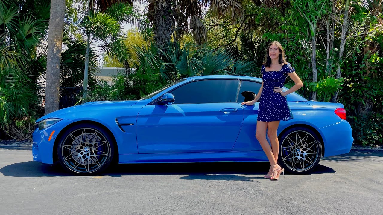 BMW M4 Кабриолет 2019 года — 444 л.с., разгон от 0 до 60 миль в час за 4,2 секунды, пакет Competi...