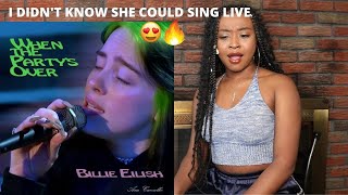 Billie Eilish "When the Party's Over" Live on Howard Stern REACTION