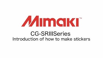 CG-SRIII Series Introduction of how to make stickers