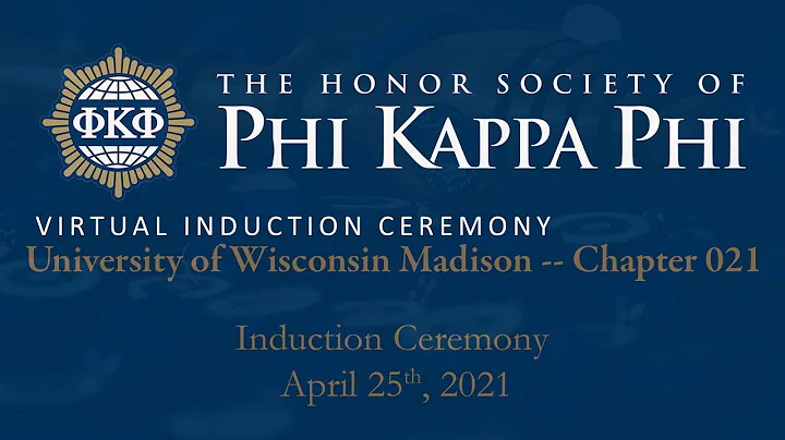 UW Madison 2021 Phi Kappa Phi Induction Ceremony 4...