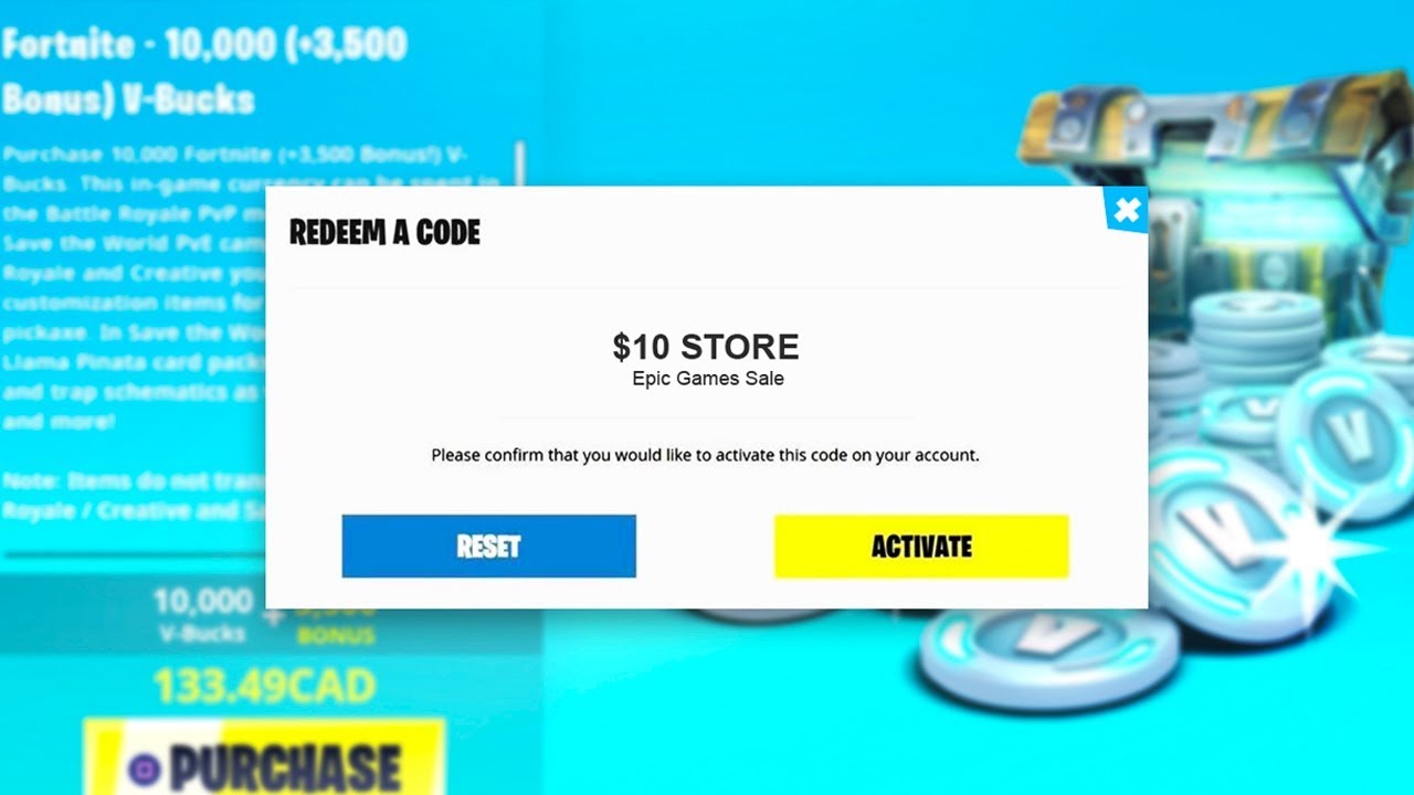 buy v bucks epic games website