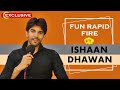 Exclusive ishaan dhawan plays rapid fire with glitzvision usa  dhruv tara  samay sadi se pare