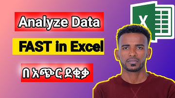 Quick Data Analysis in Excel – Fast & Easy! በ አማርኛ