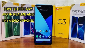 how to hide and Unhide Apps in RealMe devices and app lock ll #tech #realme #hide