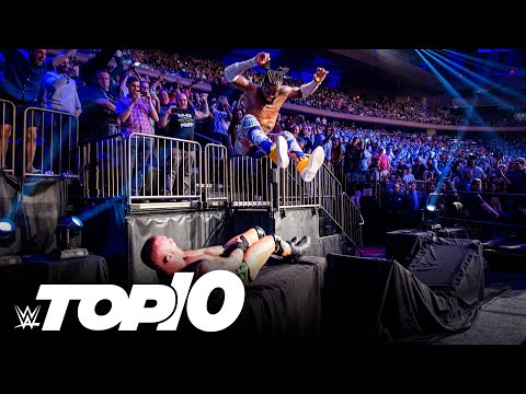 Superstars diving into the crowd: WWE Top 10, Sept. 9, 2021