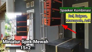 Spaekernya Kombinasi | Miniatur Gantung rumahan Spek Mewah Al & IM Audio