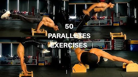 50 PARALLETES EXERCISES | BEGINNER INTERMEDIATE ADVANCED | हिंदी में |