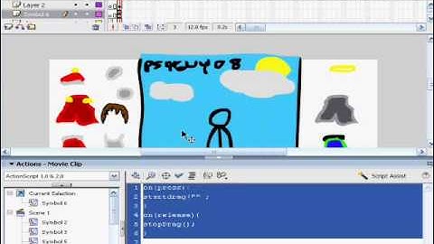 How to make a drag-and-drop (dress-up) game in Flash.