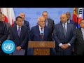 Jordan, Kuwait, Palestine & Slovenia, on shared commitments on UNRWA-Security Council Media Stakeout
