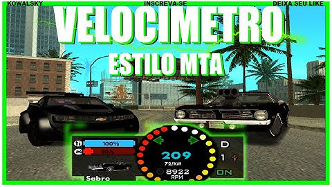 [FS SAMP] Velocimetro 2021 (Estilo MTA) (Android e Pc) - Rp