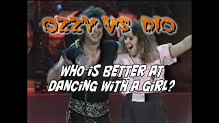 OZZY OSBOURNE vs RONNIE JAMES DIO. Who is better at dancing with a girl?