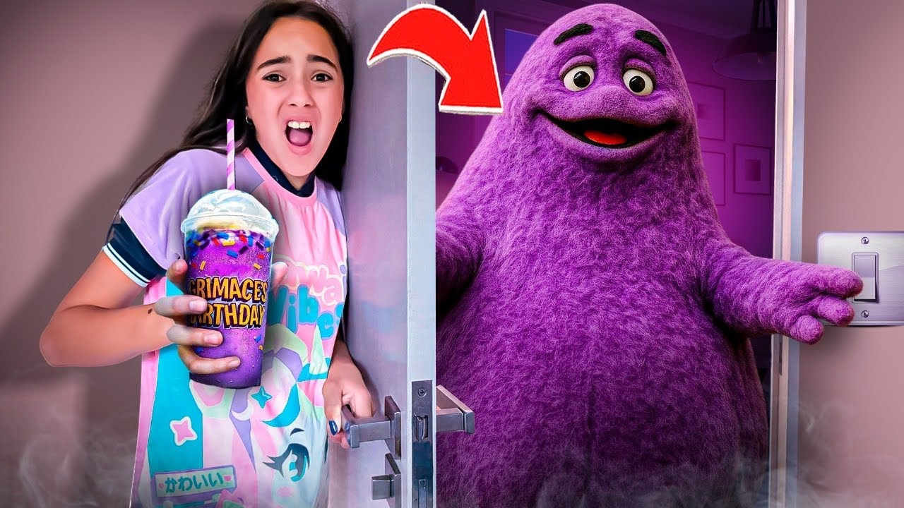 COMPREI O NOVO MILKSHAKE DO GRIMACE SHAKE E O PIOR ACONTECEU