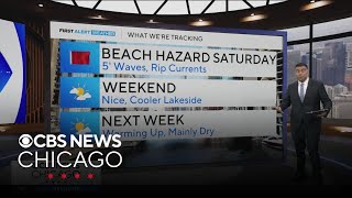 Chicago Weather: Pleasant weekend on tap, but dangerous conditions on Lake Michigan
