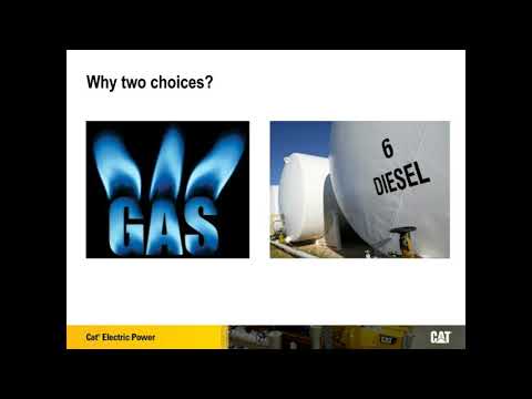 Electric Power Webinar: Gas vs Diesel Generator Sets