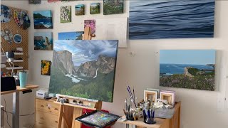 Artist Studio Tour | My home art studio