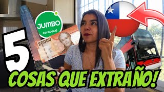 LO QUE MÁS EXTRAÑO DE CHILE 🇨🇱 ¿Me Devuelvo? ♥️