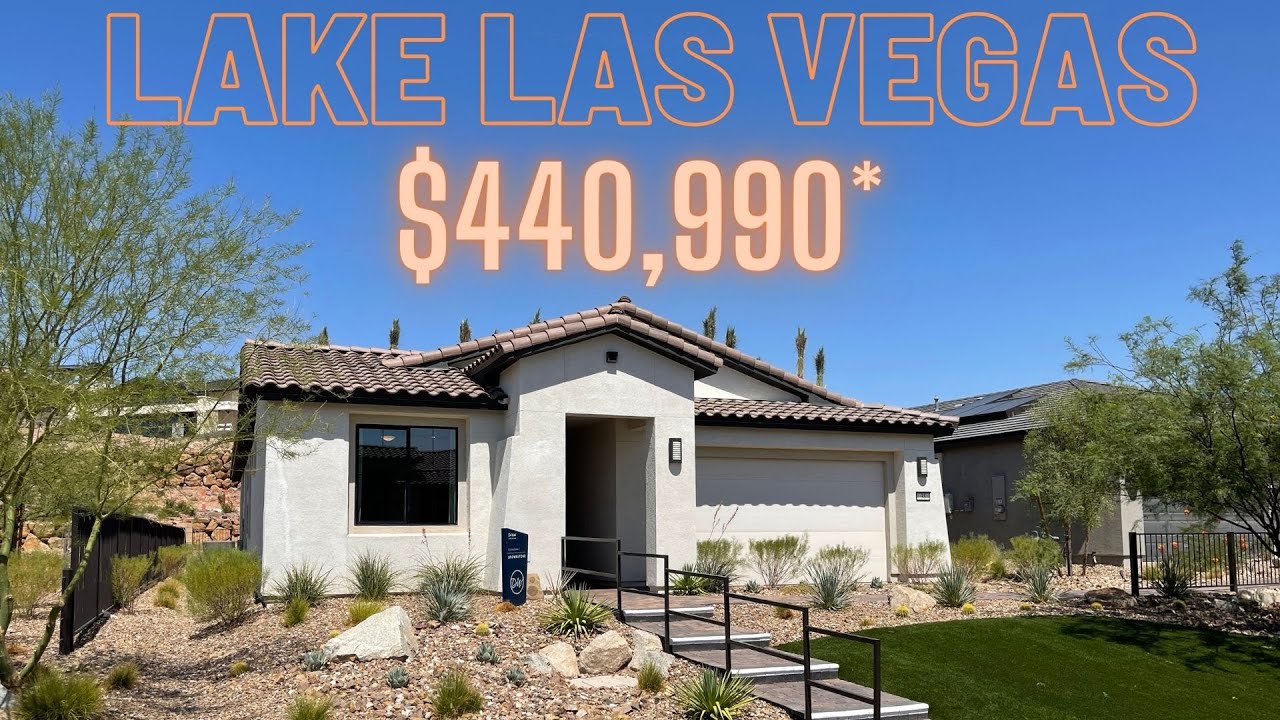 Новые дома на продажу на озере Лас-Вегас | Экскурсия по домам из коричневого камня Del Webb Pulte...