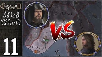 Crusader Kings 2: Mad World #11 - Satan-Wolf vs Viking-Girl