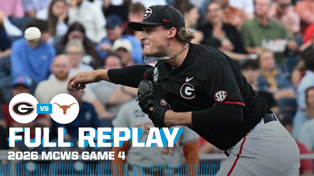UGA vs. Texas (OPENING GAME): 2026 Men's College World Series | FULL REPLAY
