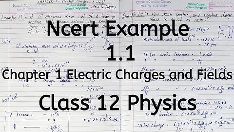 Ncert Example 1.1, Chapter 1, Electric Charges and Fields, Class 12 Physics