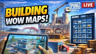 🔴 Live PUBG mobile WOW racing map creation
