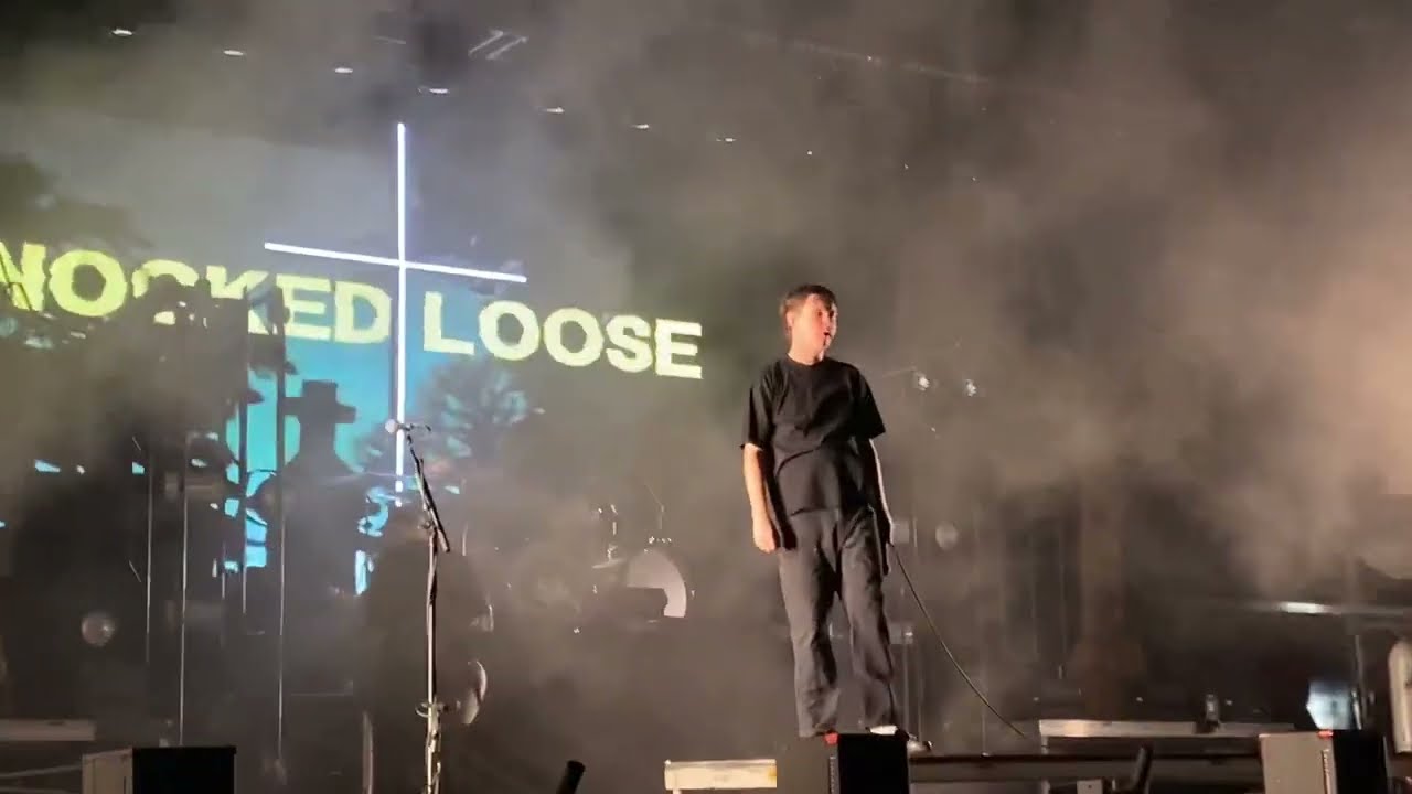 Knocked Loose live @ Rocklahoma 2025 “ intro - Blinding faith “ 