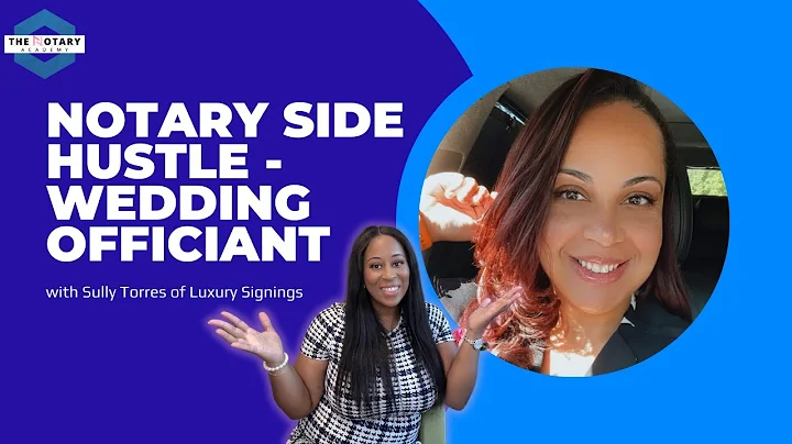 The Notary Side Hustle You Never Thought Of | Wedd...