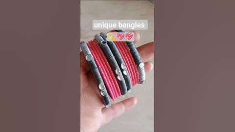 Silk thread bangles | thread banglesmaking |#bangles#banglesmaking#diy#threadbangles#handmade