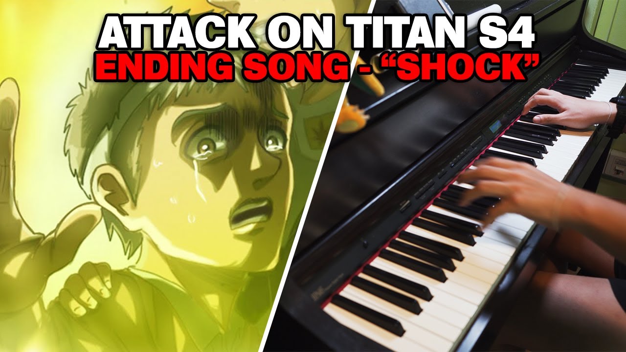 Shock - Attack on Titan season 4 ending song full Sheet music for